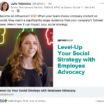 Using LinkedIn for Employee Advocacy